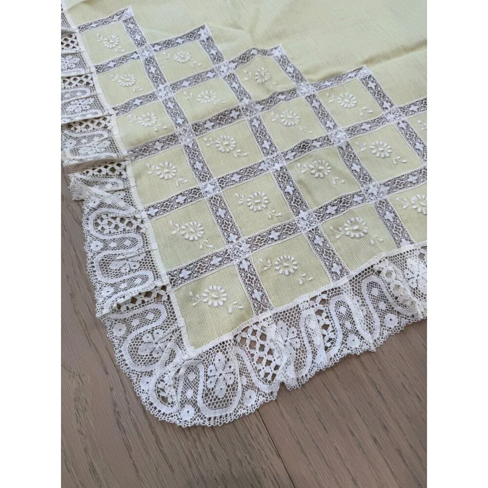 Vintage 70's Handmade Baby Christening Jacket/top w/ blanket.